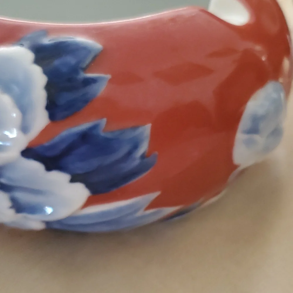 VINTAGE LATE 20TH CENTURY CHINISERIE CIGAR ASHTRAY CATCH ALL.